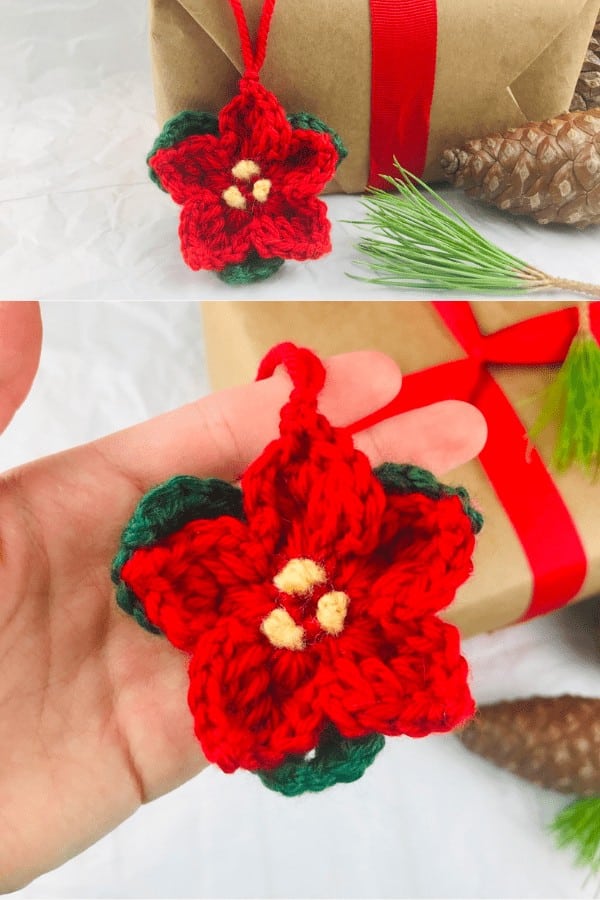 Poinsettia Ornament