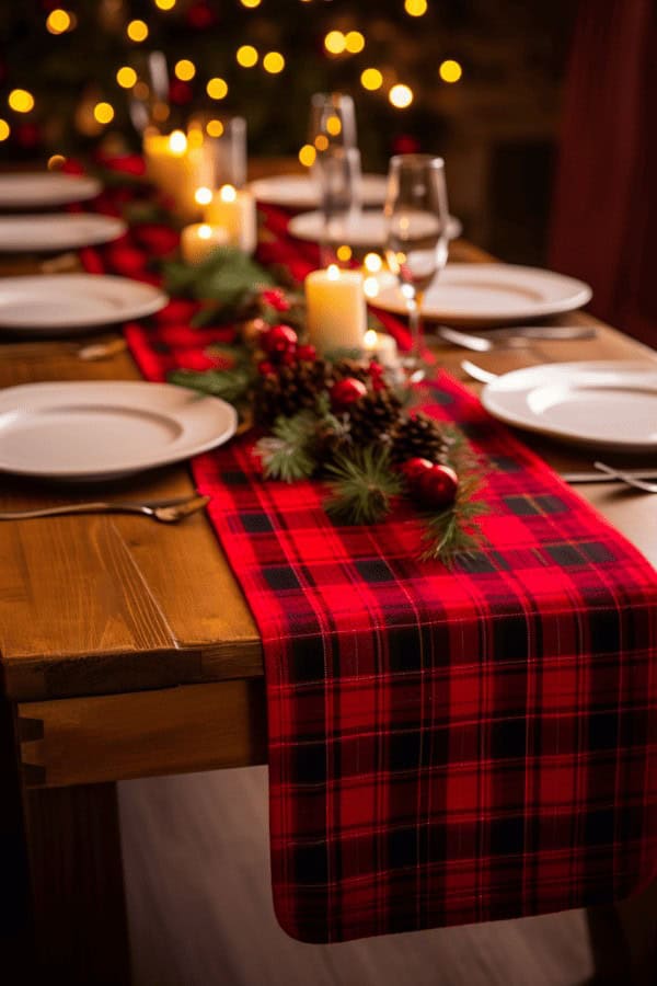 Plaid Table Runners