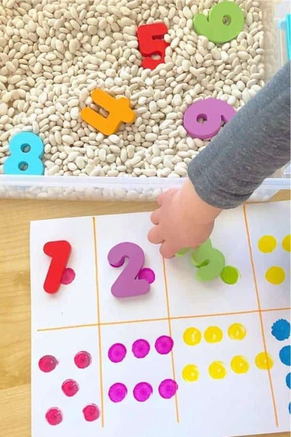 Easy Counting Sensory Activity