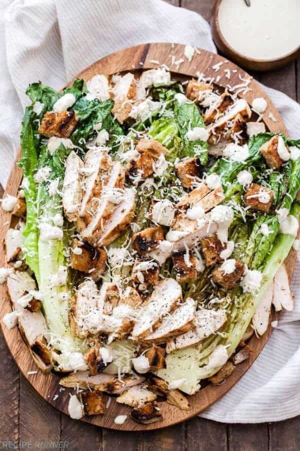 CAESAR SALAD WITH GRILLED CHICKEN