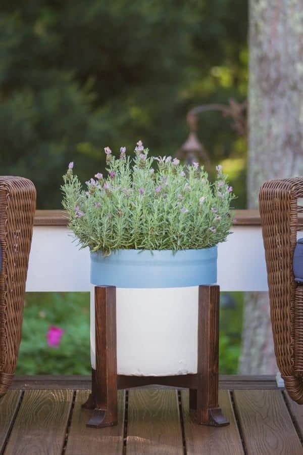 Pottery Barn Inspired Plant Stand