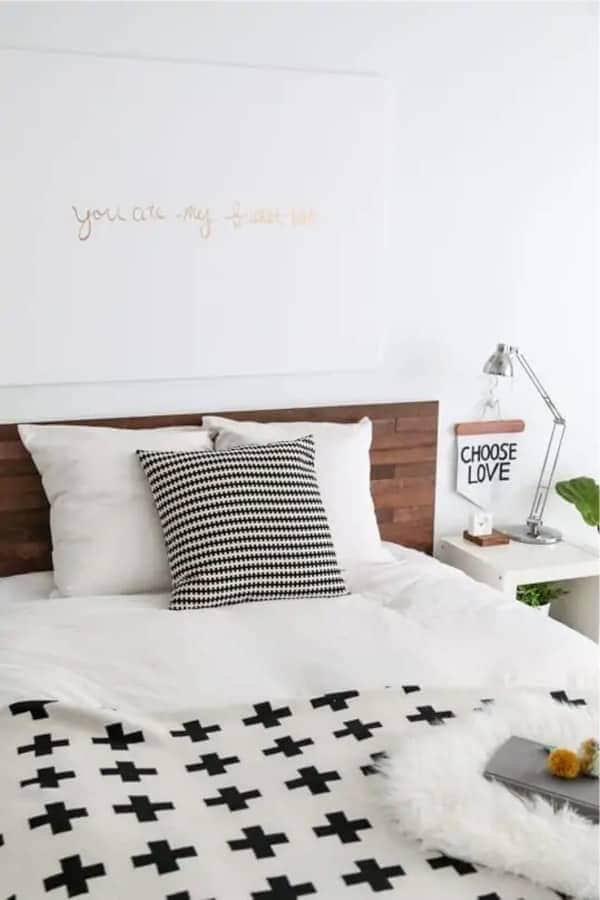 Ikea Hack Wooden Headboard