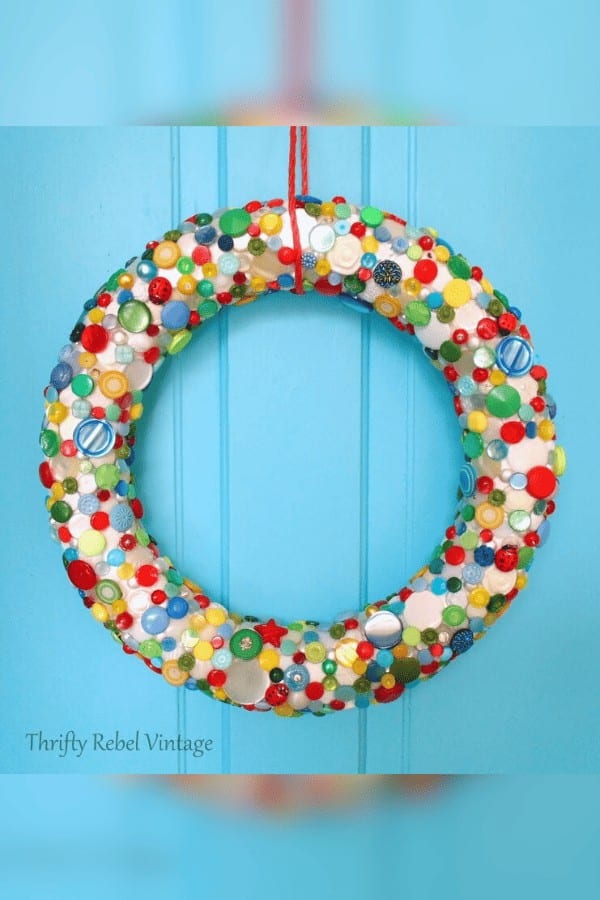 DIY Button Wreath