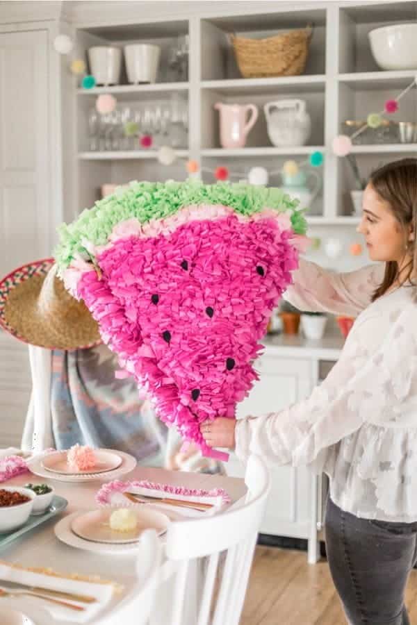 Cinco De Mayo DIY Watermelon Piñata