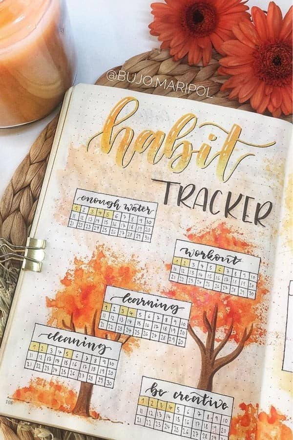 Autumn Colored Habit Spread