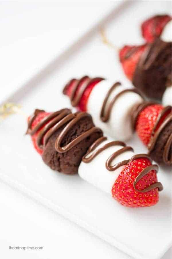 Chocolate Strawberry Dessert Kabobs