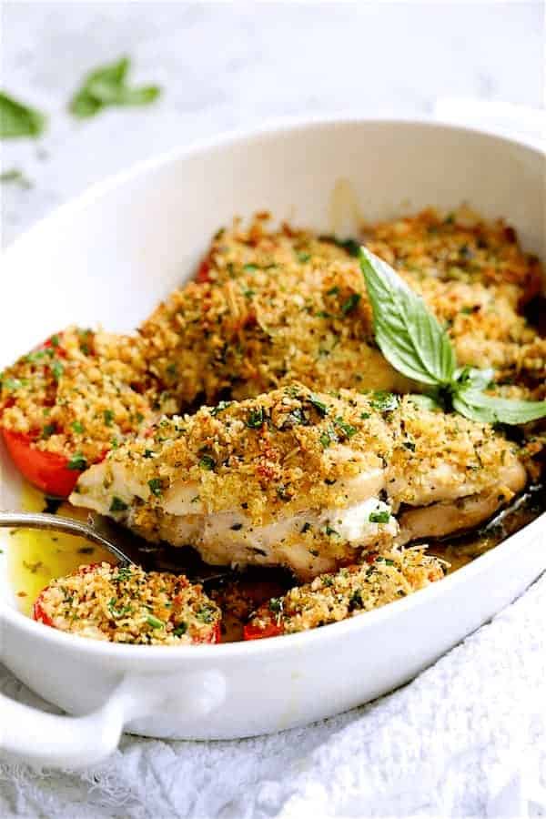 Goat Cheese and Pesto Chicken