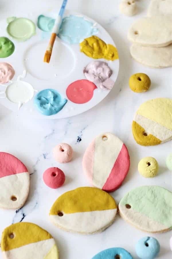 Salt Dough Egg Easter Garland