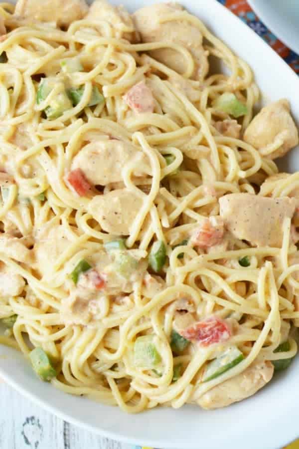 SKINNY CHICKEN SPAGHETTI