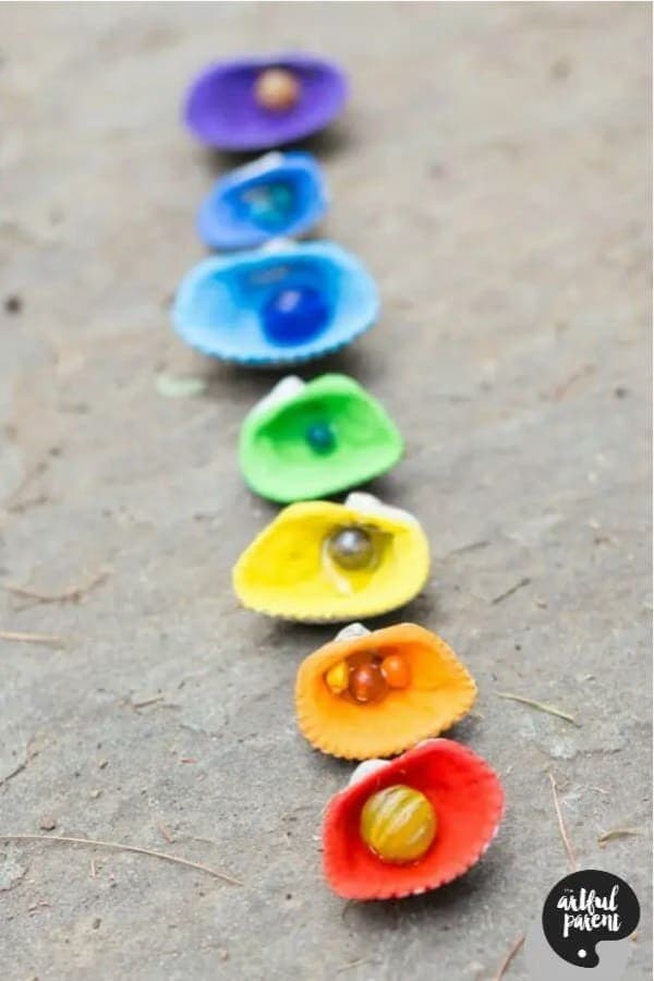 How to Make Melted Crayon Sea Shells