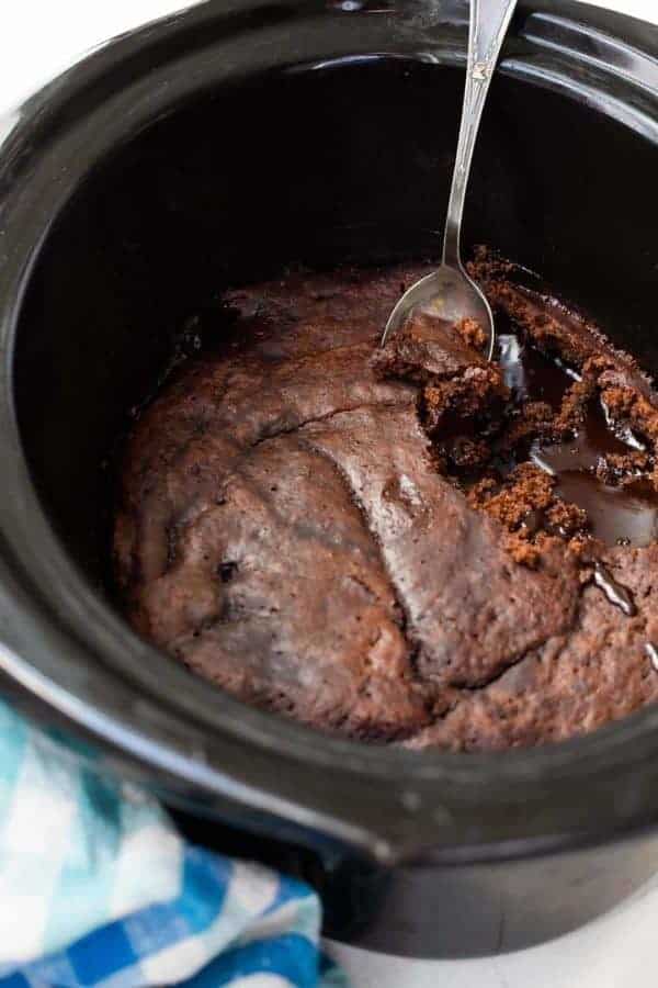 CROCKPOT CHOCOLATE LAVA CAKE