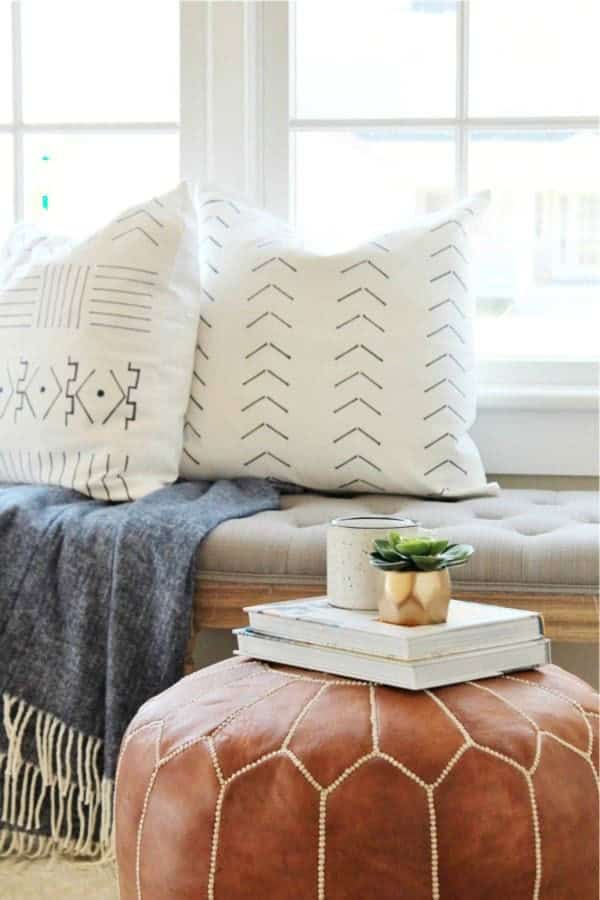 DIY Mudcloth Pillow Tutorial