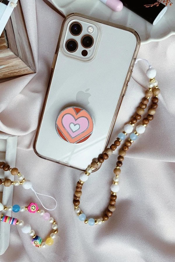 DIY BEADED PHONE CHARM STRAP