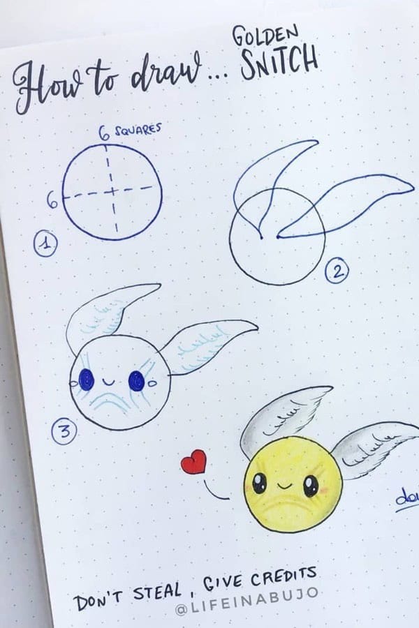 Golden Snitch Doodles