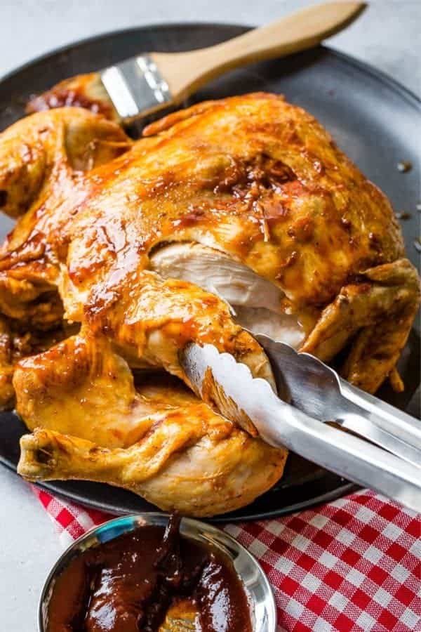 BBQ Instant Pot Whole Chicken