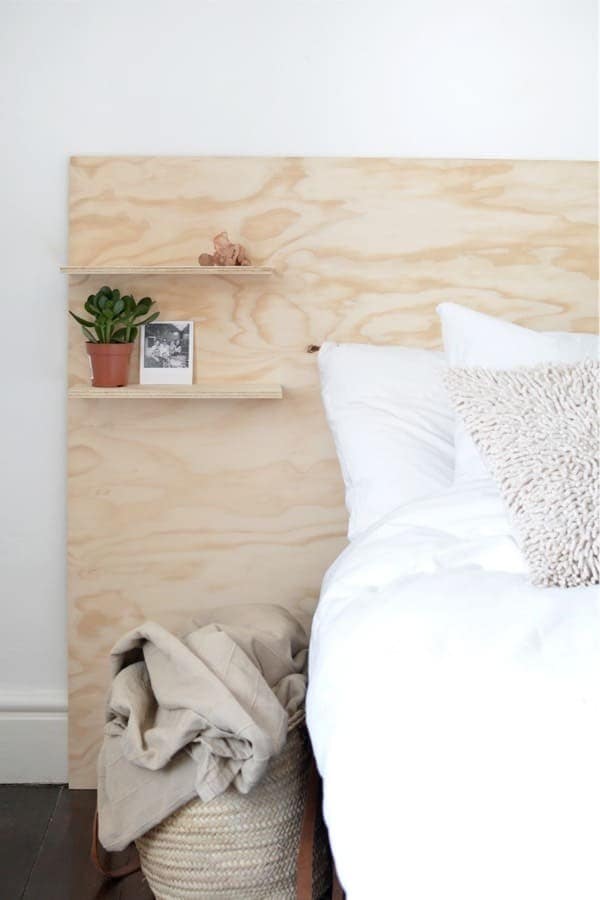 DIY Plywood Project For Headboard