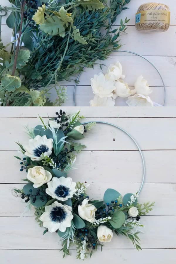 Metal Hoop Wreath