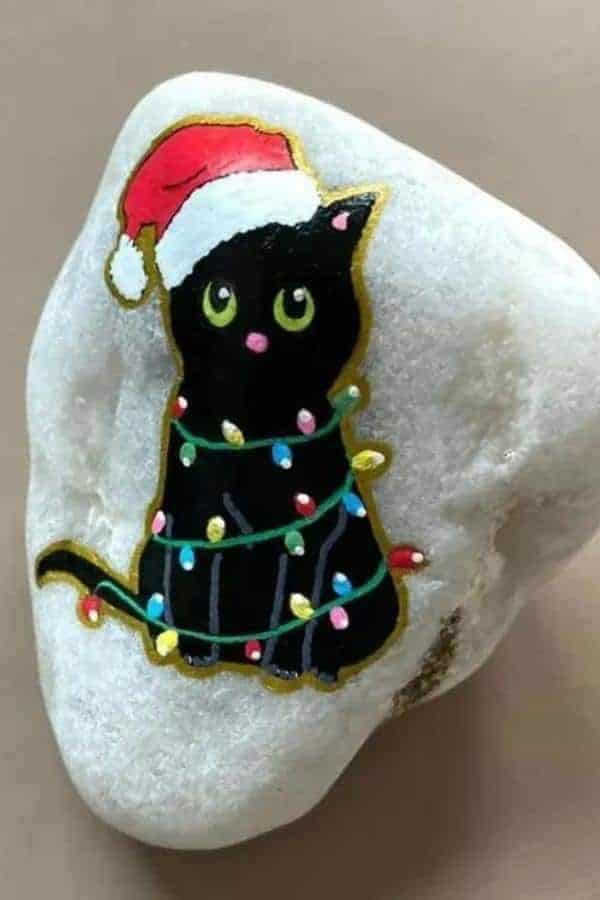 CHRISTMAS LIGHTS KITTY