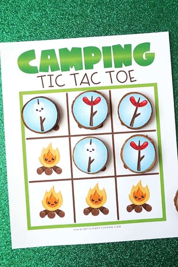 CAMPING TIC TAC TOE