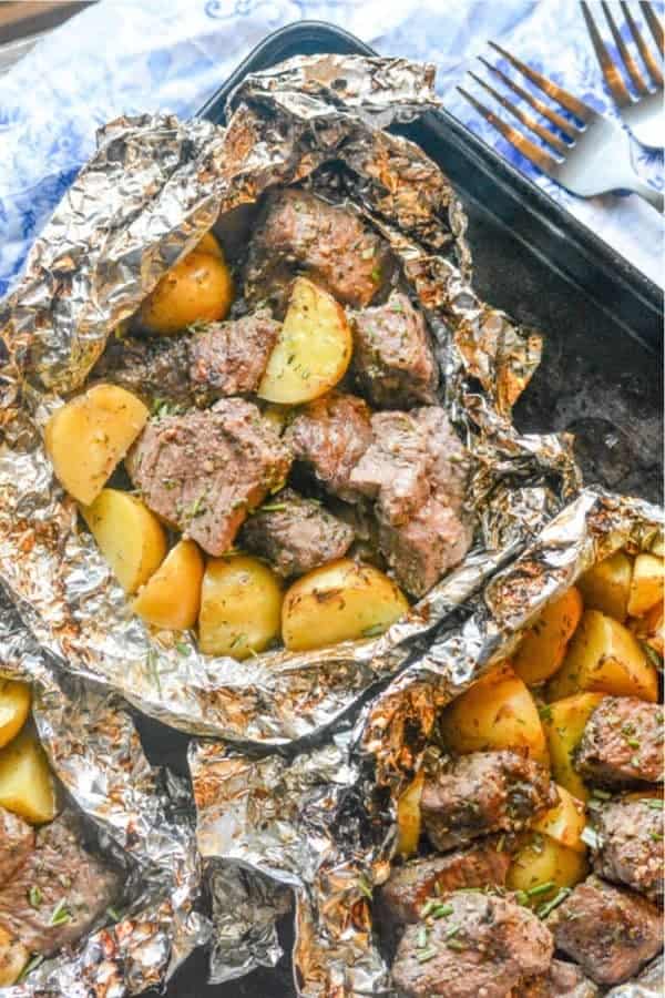 Steak & Potato Foil Pack Dinner