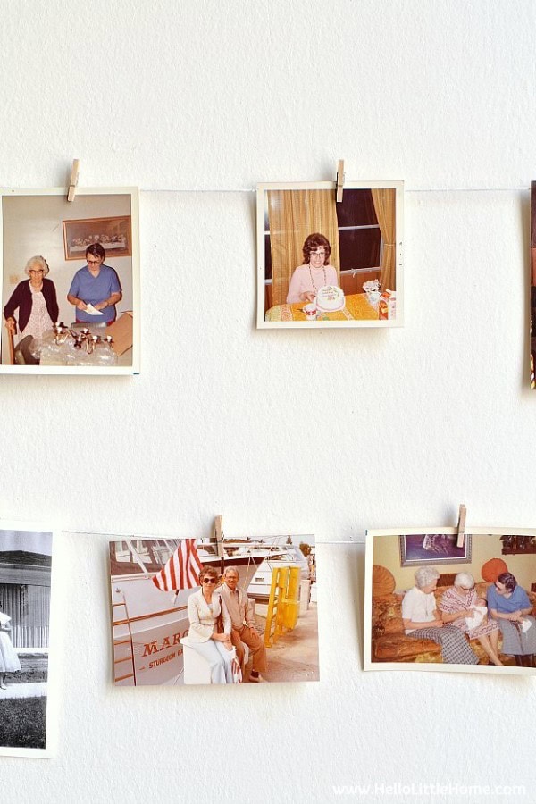 DIY PHOTO DISPLAY