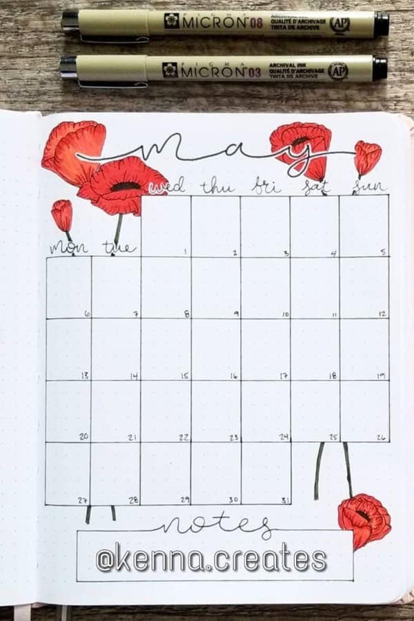 Floral May Monthly