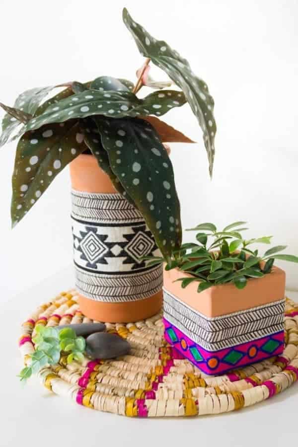 DIY BOHO VASES