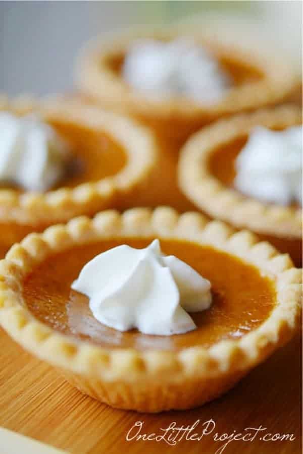 Mini Pumpkin Pies