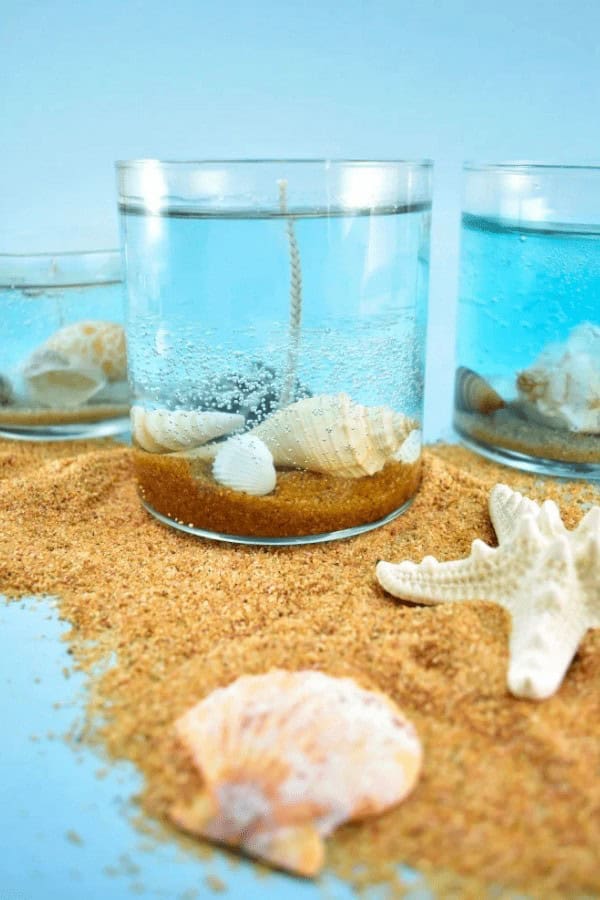 Underwater Seashell Candles