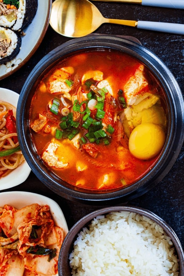 Pork Kimchi Sundubu Jjigae