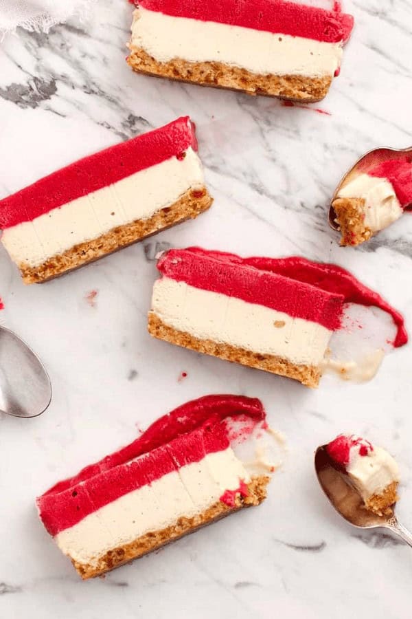 Vegan Raspberry Cheesecake