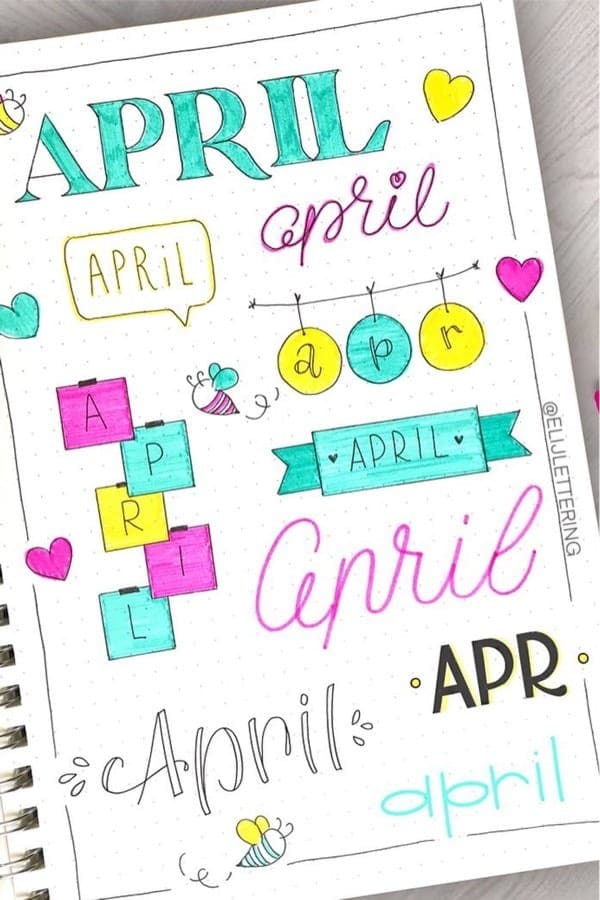 April Bujo Titles