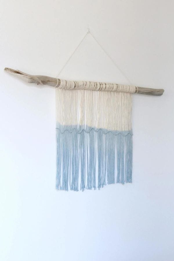 DIY MACRAME AND DRIFTWOOD WALL HANGING