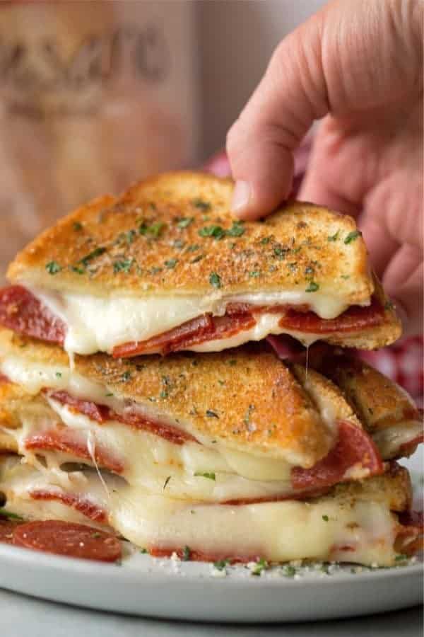 Pepperoni Pizza Grilled Cheese