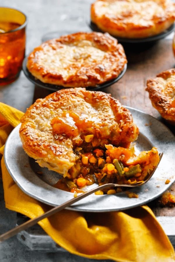 Tikka Masala Vegetarian Pies