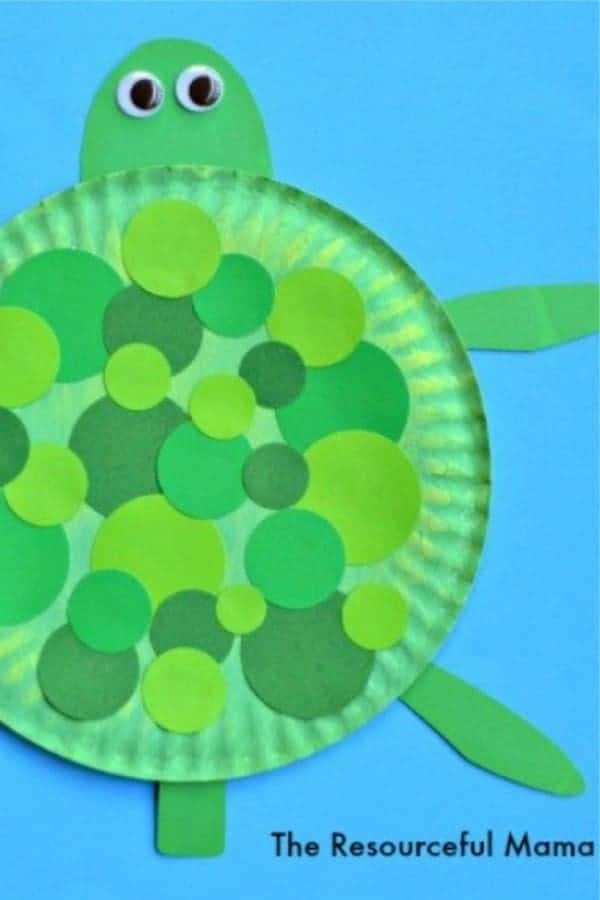 Paper Plate Turtle Craft