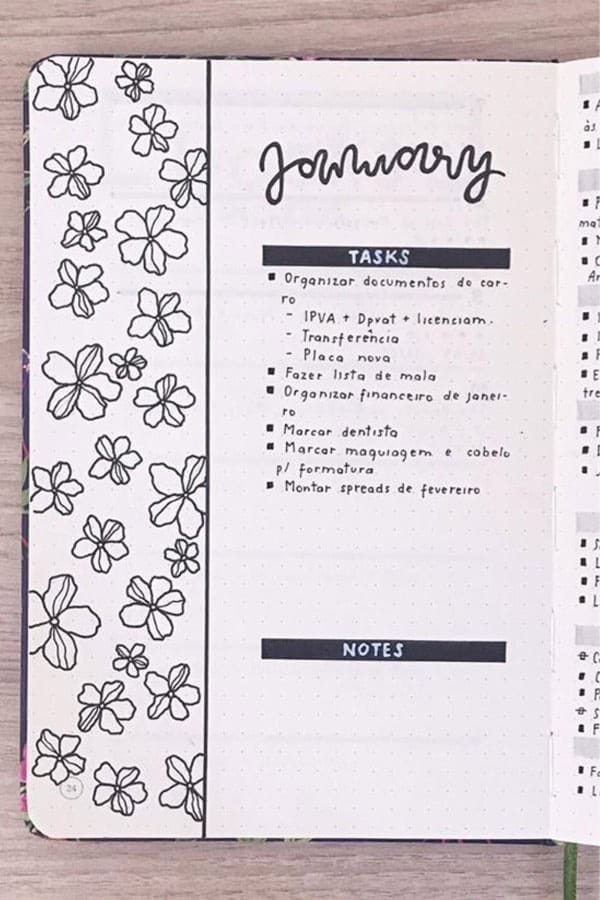 Flower Task List