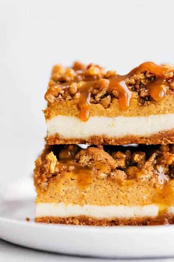 Pumpkin Cheesecake Bars