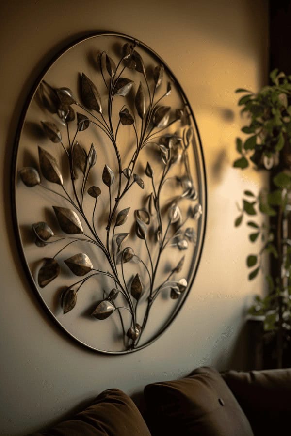 Wrought iron accents