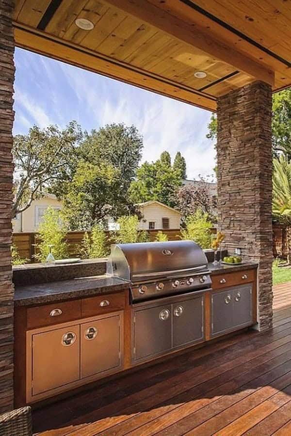 Open Air Backyard Kitchen