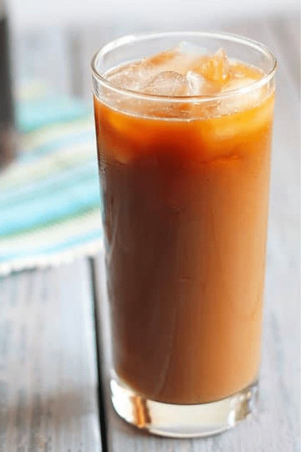 Coconut Spiced Iced Coffee Cocktail