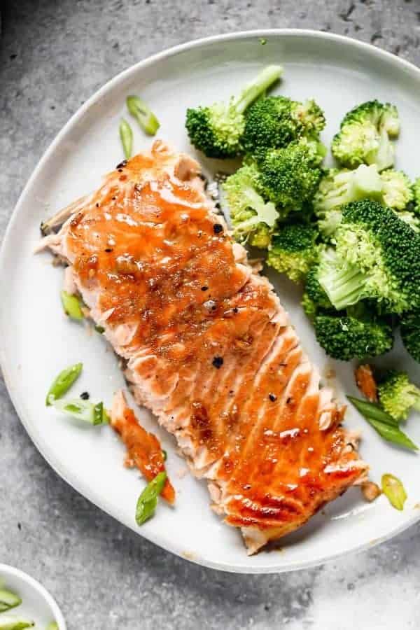 BOURBON GLAZED SALMON