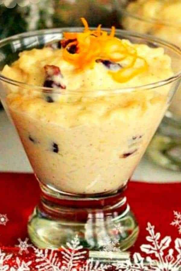 HOLIDAY EGGNOG RICE PUDDING