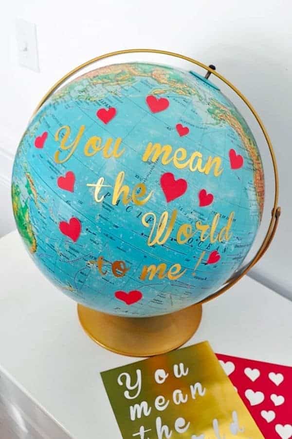 DIY GLOBE VALENTINE