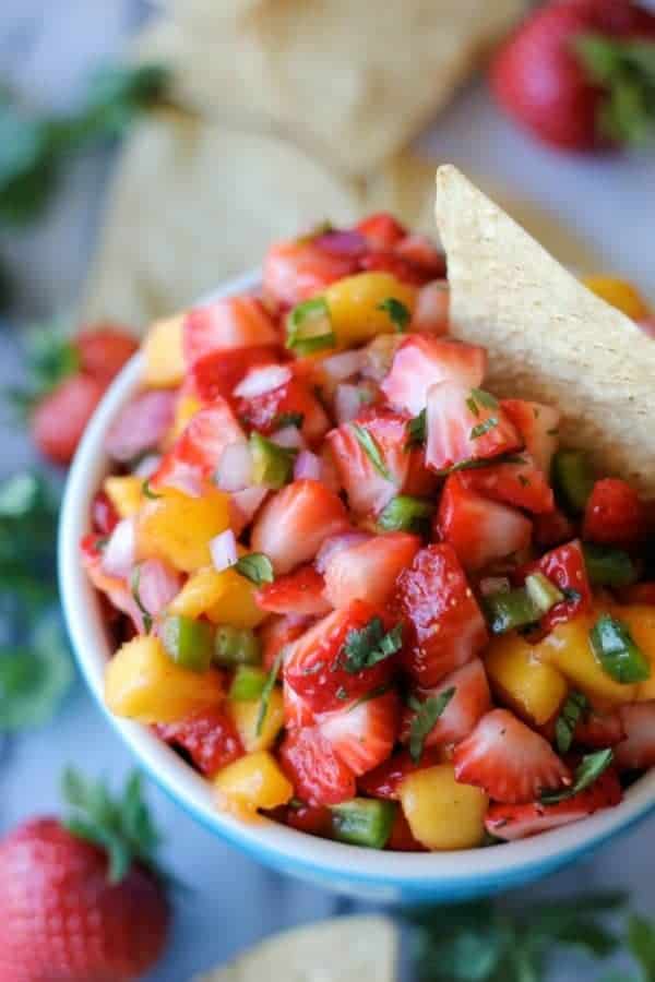 STRAWBERRY MANGO SALSA