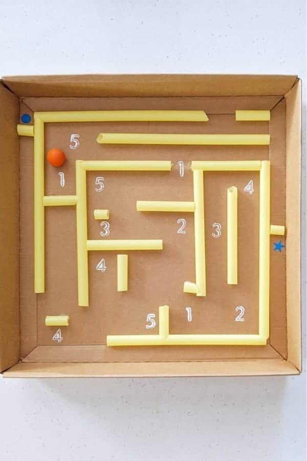 DIY Maze Game For Kids