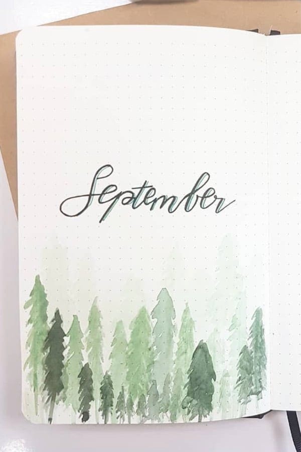 Forest Theme Monthly Cover