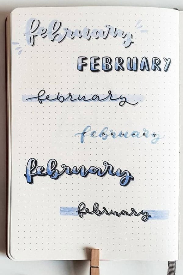 February Header Spread