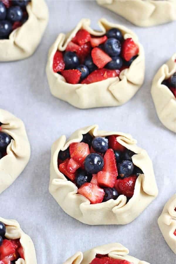 Mini Summer Berry Galettes Recipe