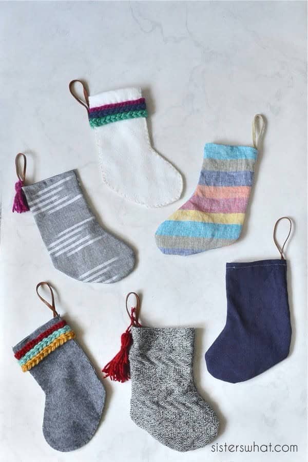 How to Sew Mini Stockings